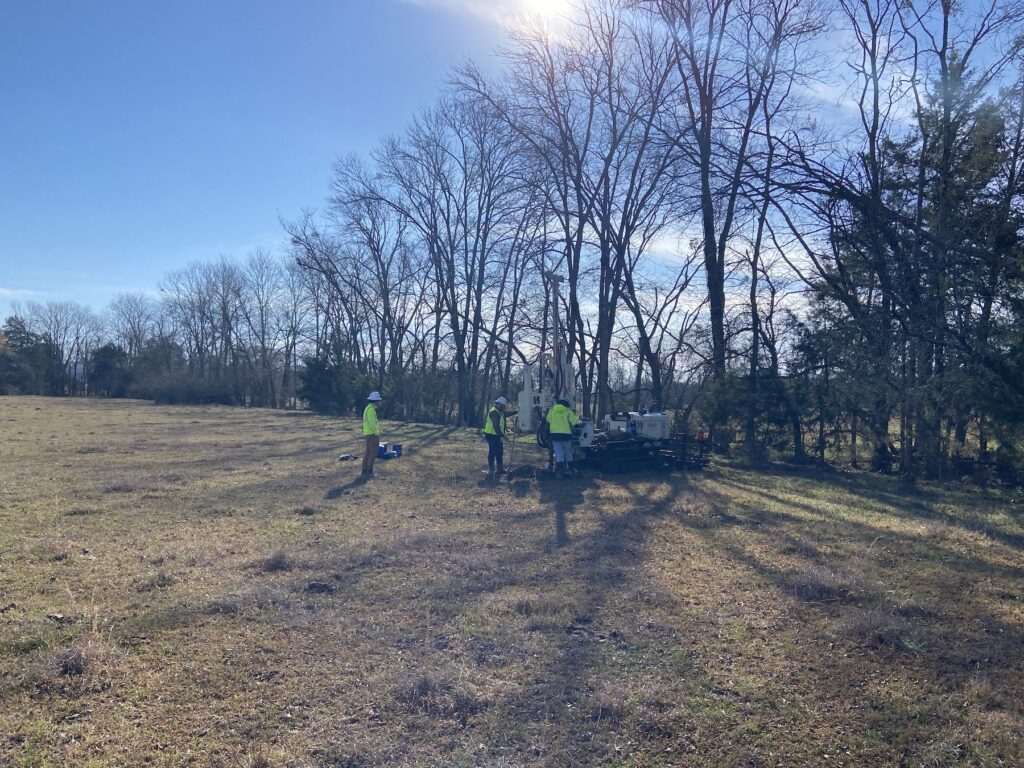 Geotechnical Exploration along Right-of-Way